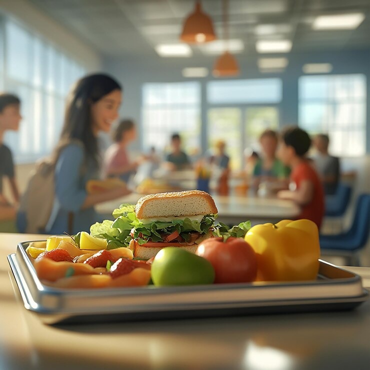 imgi 64 quotgroup friends sitting cafeteria tablequot 1324785 103108