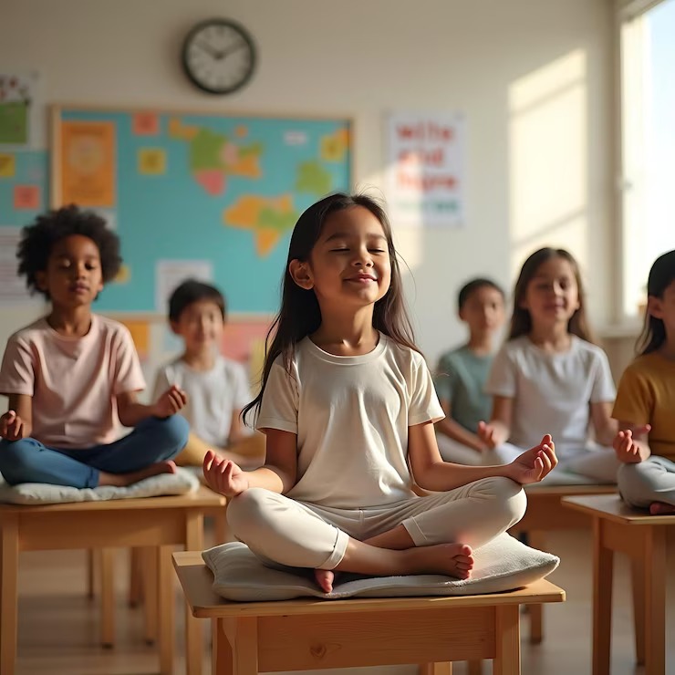 imgi 66 group children sit front sign that says no it 968957 11704